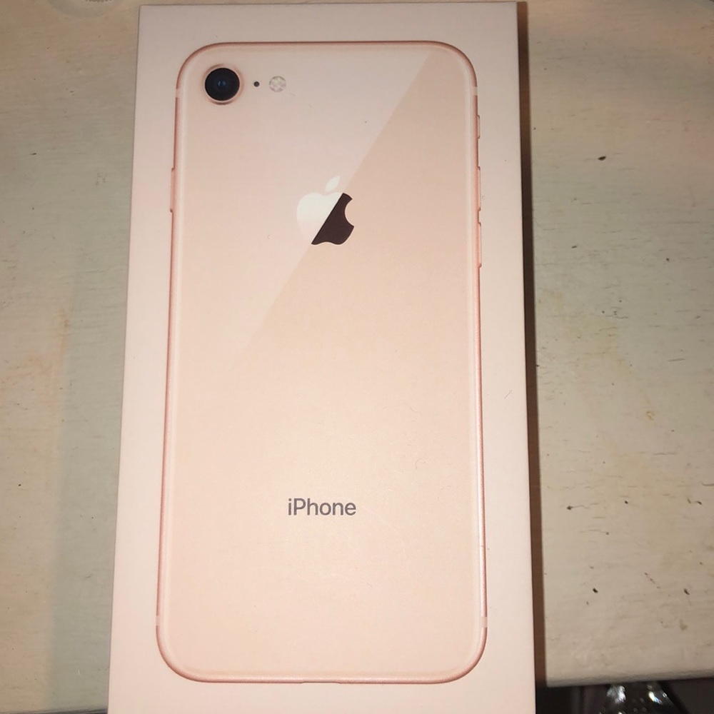 Rose gold iPhone 8 box